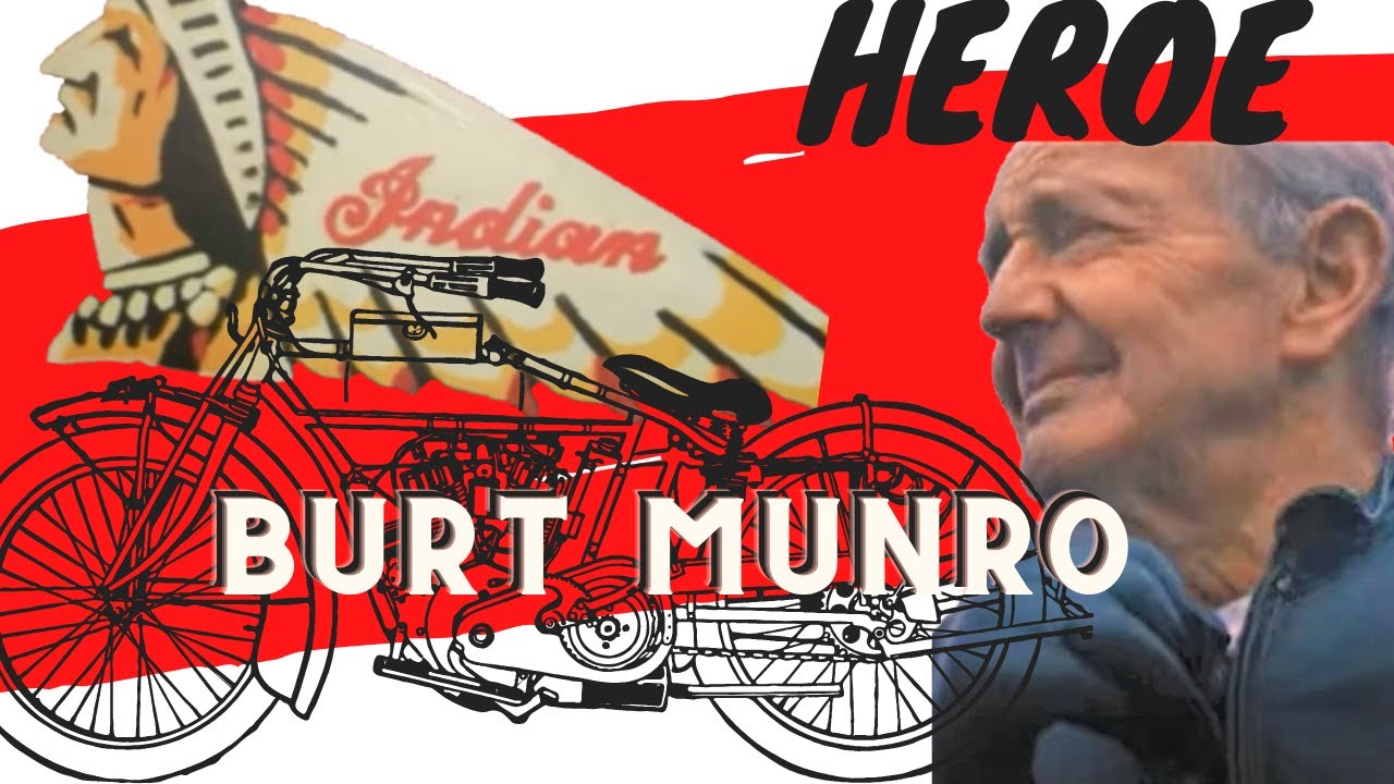 Burt Munro... cortometraje  vida real... triumph bonneville