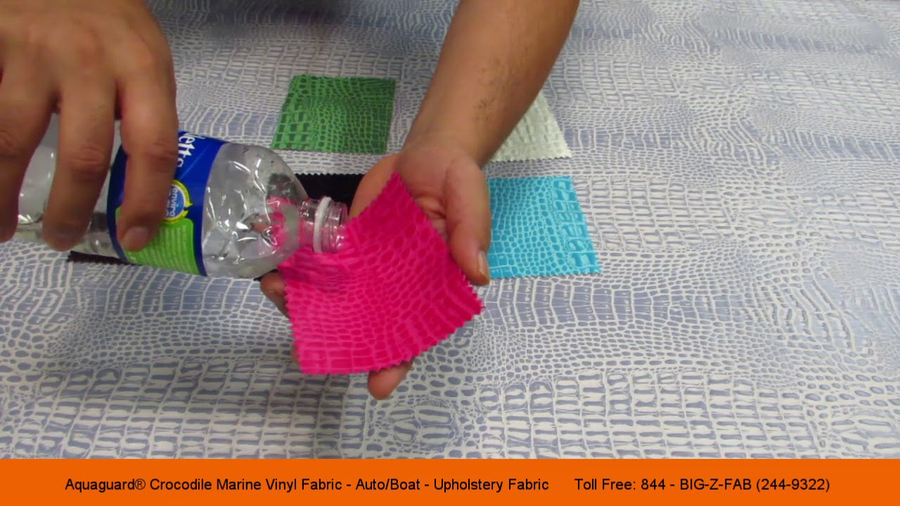 AQUAGUARD™ CROCODILE MARINE VINYL FABRIC