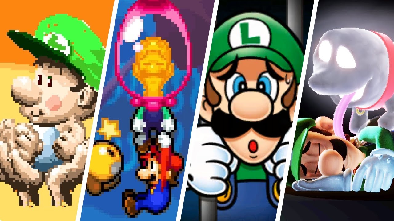 Evolution of Luigi Being Rescued (1995-2021)