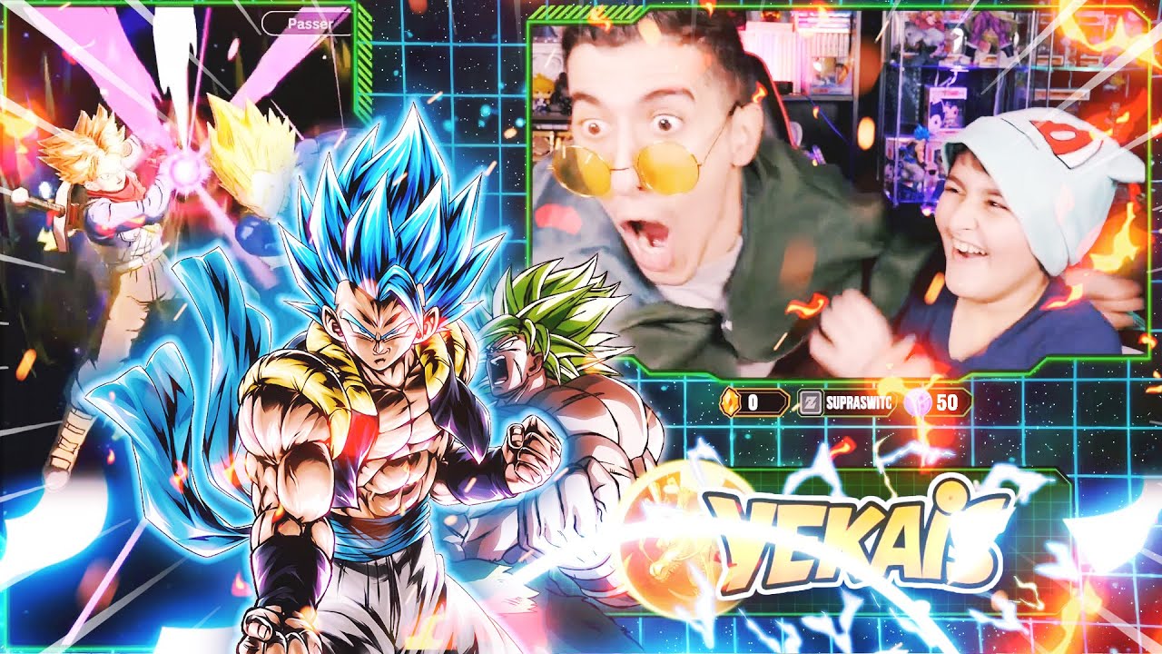 INVOCATION GOGETA BLUE LF & BROLY LF !! DE LA LUCK POUR MON NEVEU !!!! DB LEGENDS