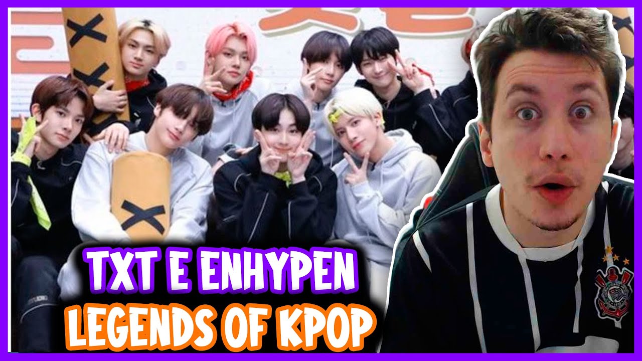 REAGINDO A TXT E ENHYPEN |  LEGENDS OF KPOP | DANCE PRACTICE