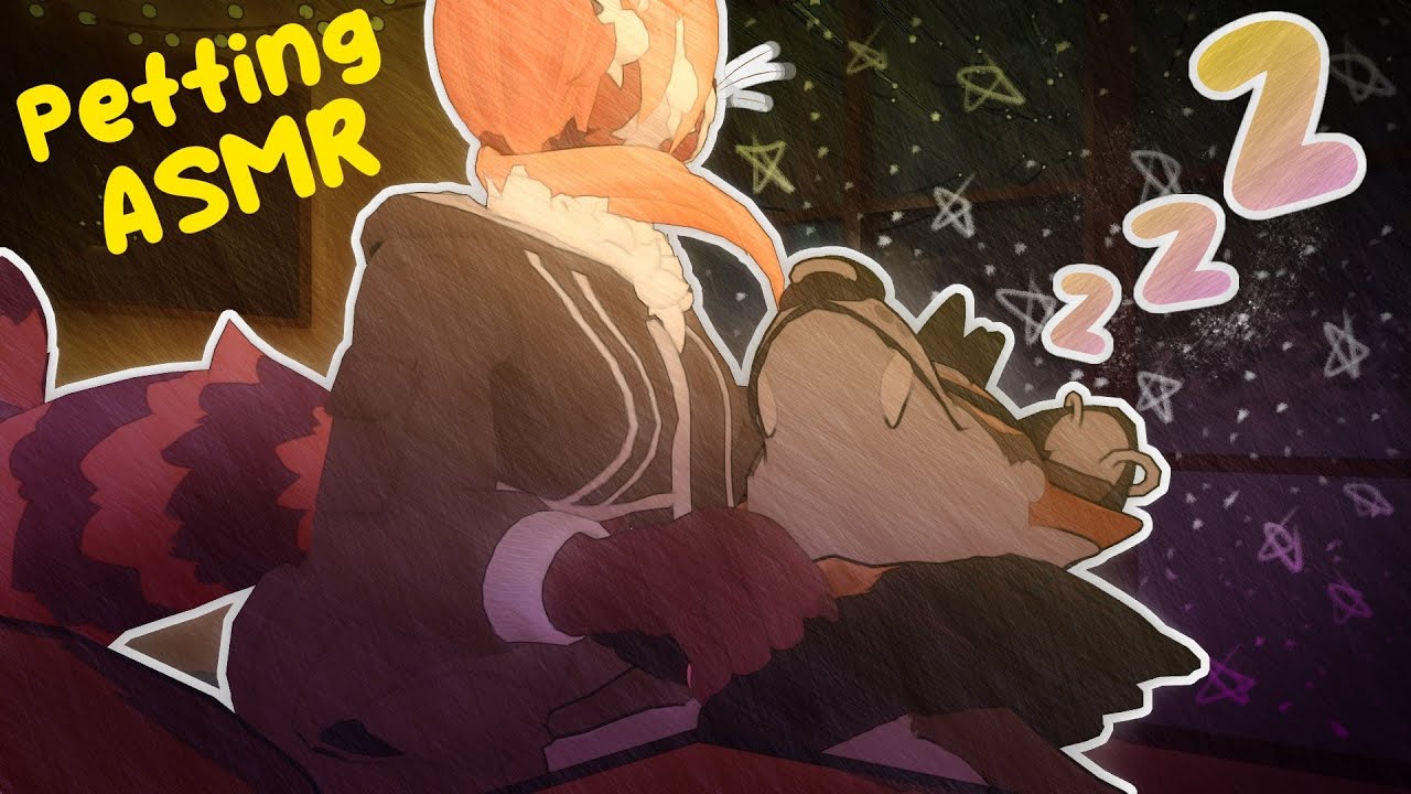 Furry ASMR | Petting you to sleep during the rain.