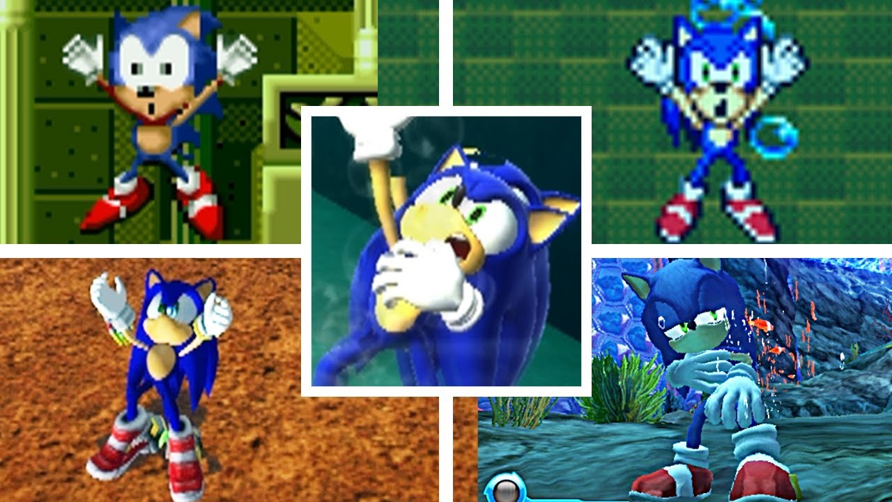 Evolution Of SONIC DROWNING In The Sonic The Hedgehog Series (1991-2025) Genesis, GBA, PC & More!