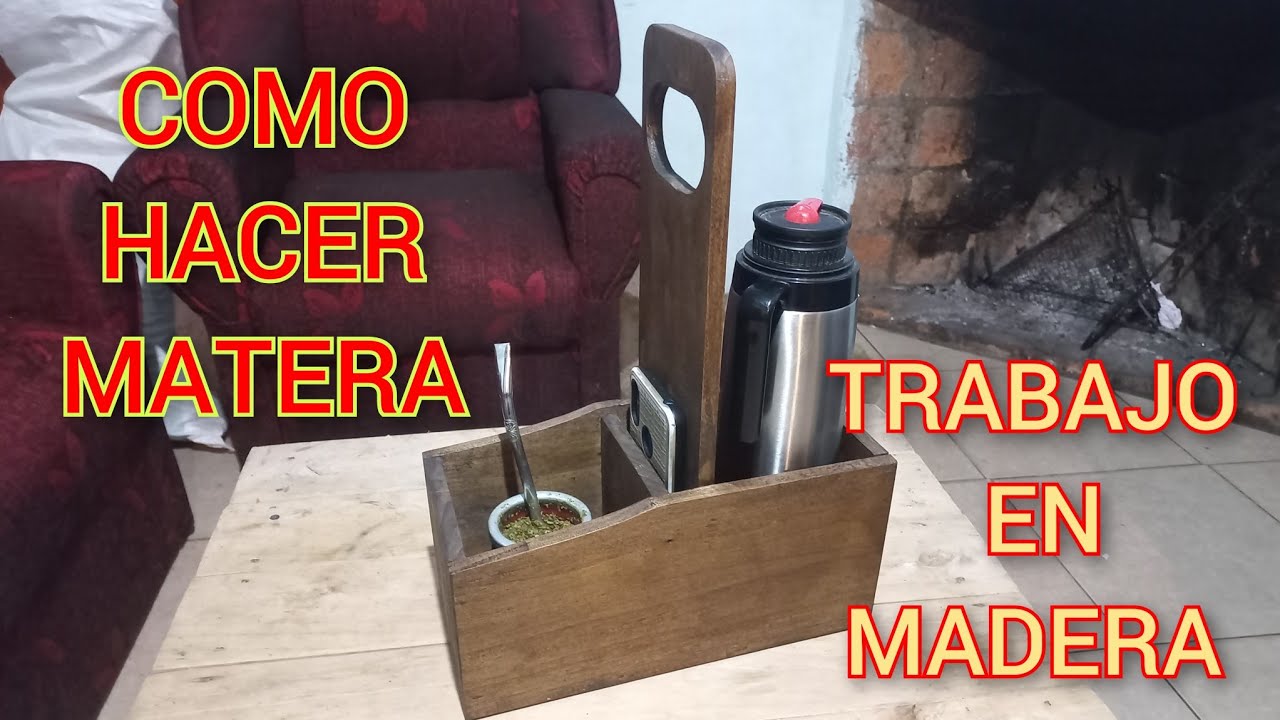 COMO HACER MATERA EN MADERA