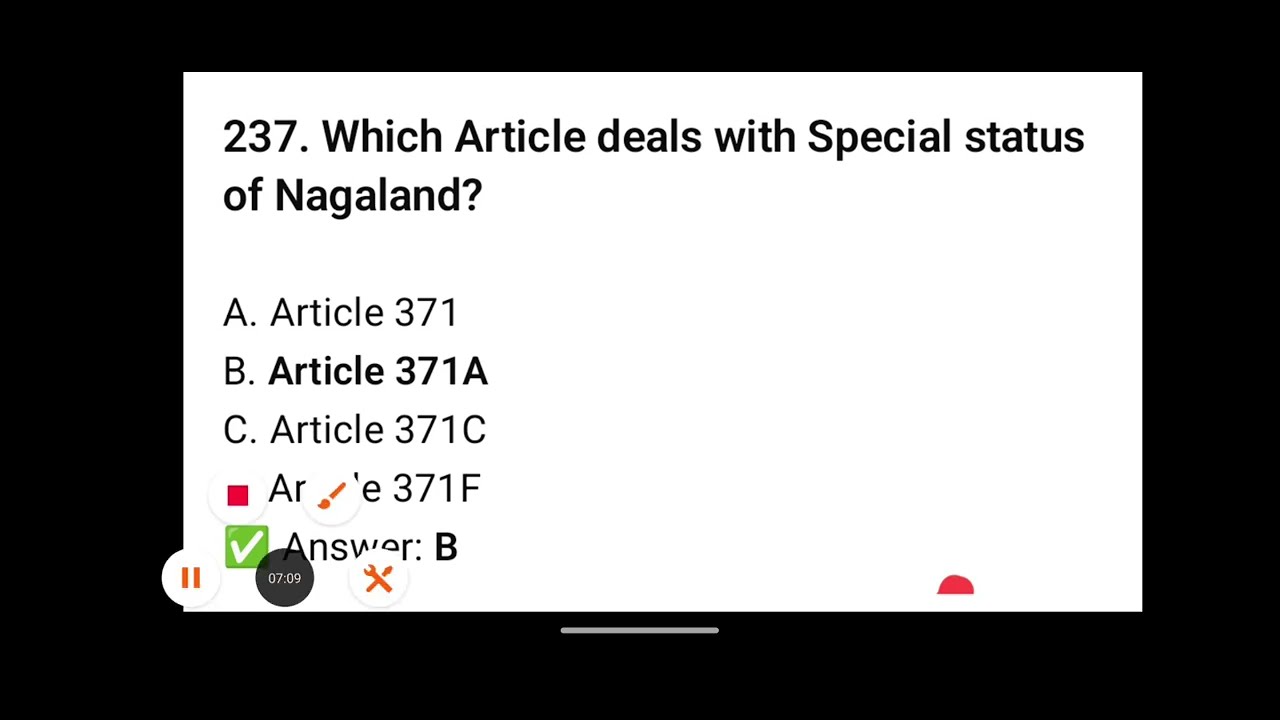 Top 50 MCQs for Nagaland police recruitment written exam 2026 | GK for Nagaland police exam 