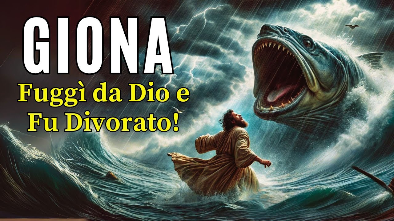 GIONA: Tentò di FUGGIRE DA DIO e Fu INGHIOTTITO VIVO | Storie Bibliche Sconvolgenti