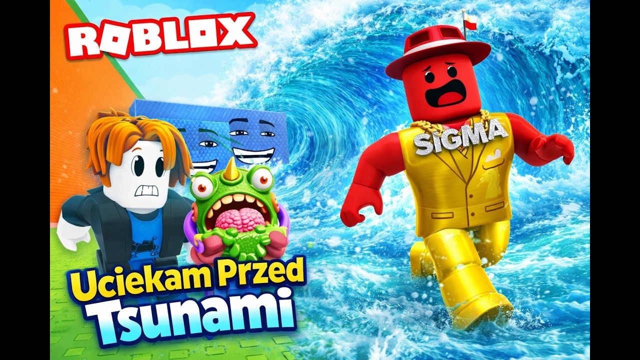 Uciekam Przed Tsunami Dla Brainrots! | ROBLOX | + Giveaway