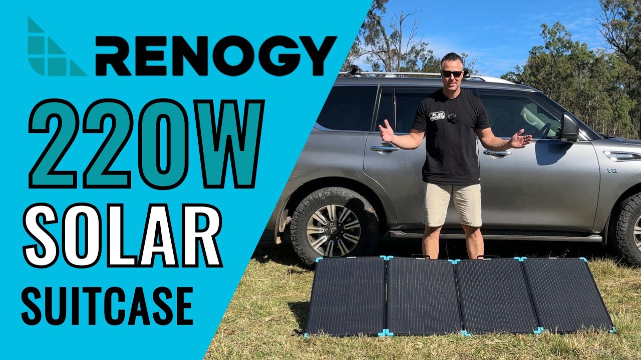 ОБЗОР чемодана для солнечных батарей Renogy 220 Вт Solar - лучшая АВТОНОМНАЯ ПОРТАТИВНАЯ солнечна...