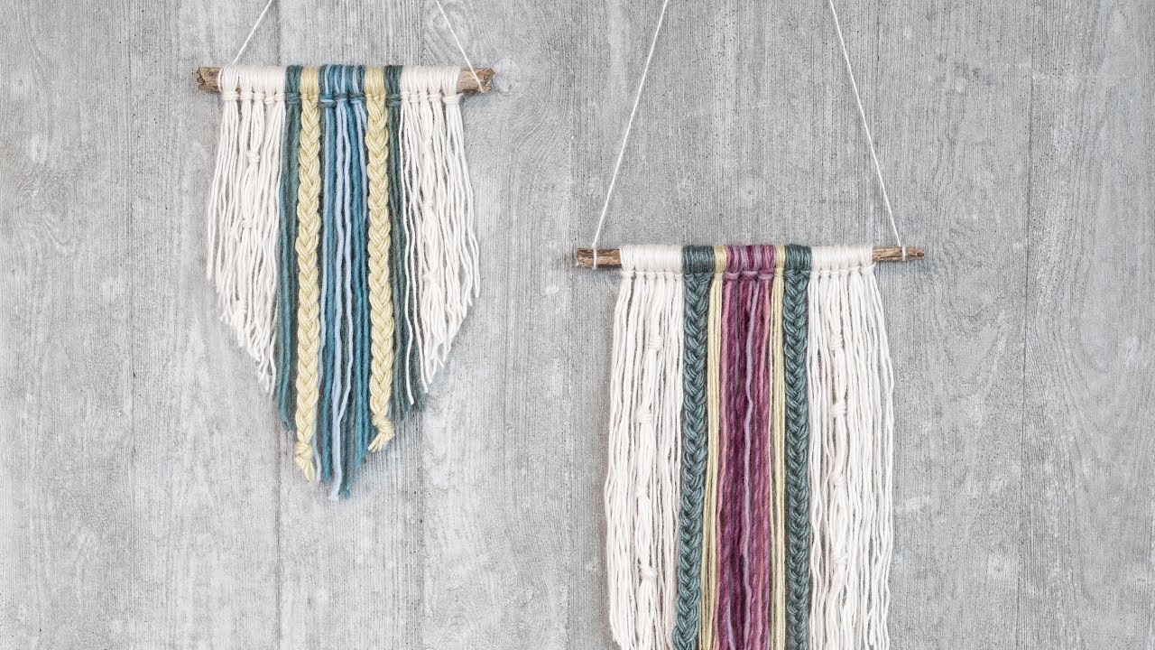 DIY : Wall art with yarn by Søstrene Grene