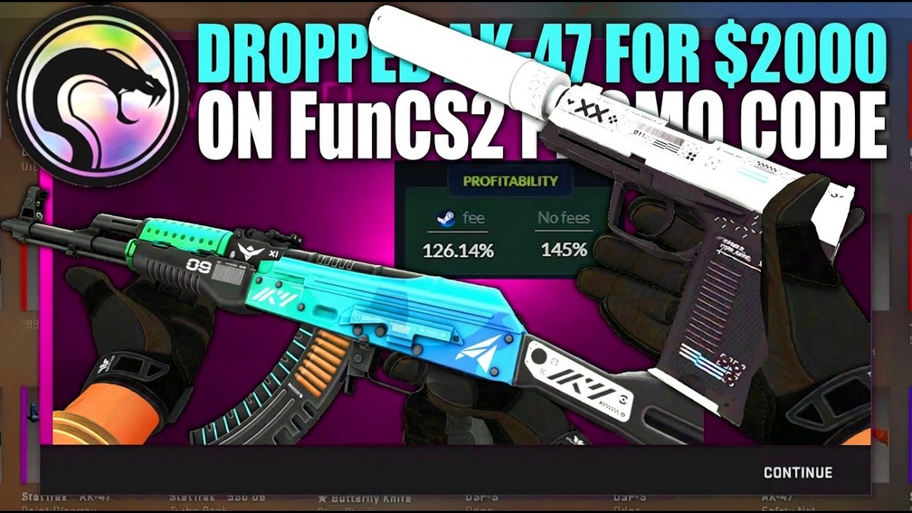 DROPPED AK-47 FOR $500 ON FUNCS2 PROMO CODE