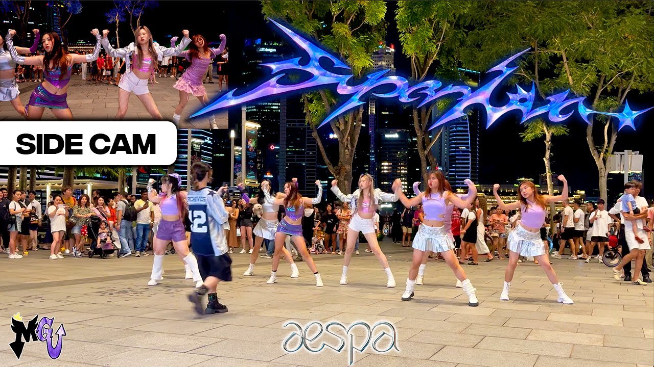 [KPOP IN PUBLIC | SIDE CAM] aespa 에스파  ‘Supernova’ Dance Cover 8 MEMBER // MonsterG from Singapore