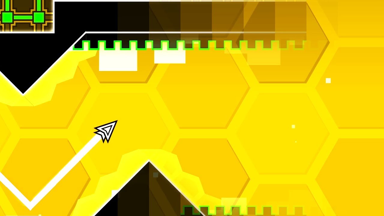 Geometry Dash But It's Invisible