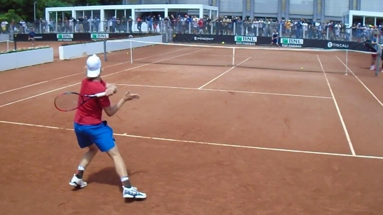 Denis Shapovalov Practice | Rome 2018 | Court Level