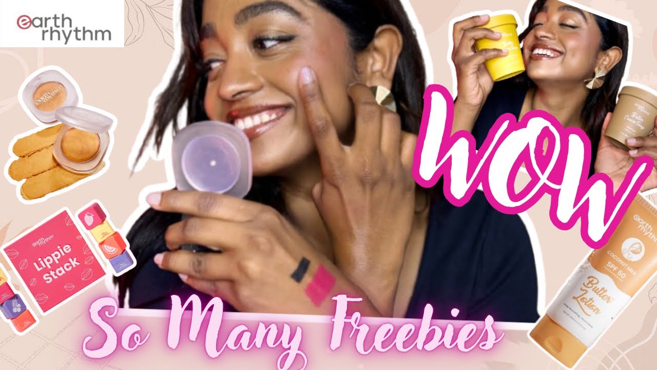 New Launches From Earthrhythm 🧴| Earthrhythm Huge Haul | So many Freebies | ​⁠