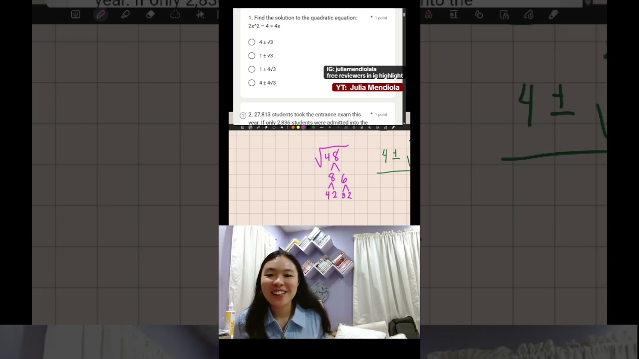 UPCAT 2025 Review # 32 (Mock Test Answers)