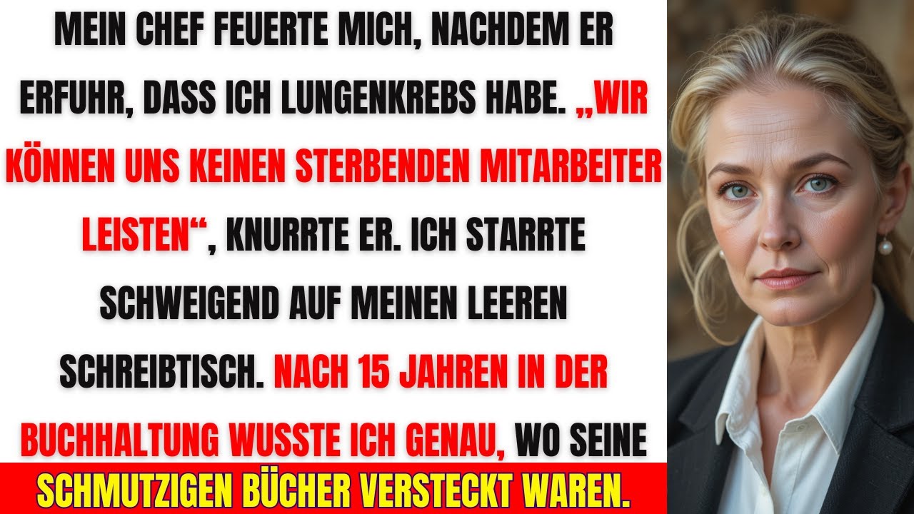 Mein Chef sagte: ‚Wir können uns keine sterbende Mitarbeiterin leisten‘ –das war sein größter Fehler