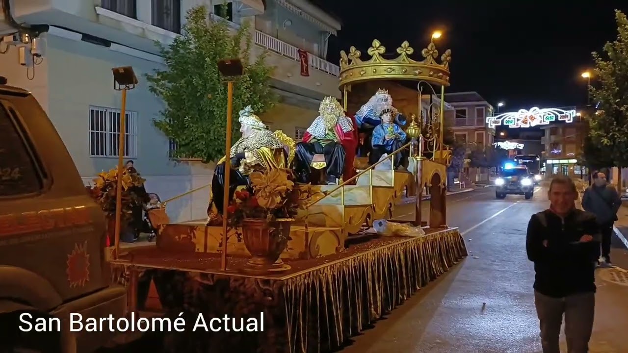 Cabalgata de Reyes Magos en San Bartolomé (Orihuela - Alicante) 