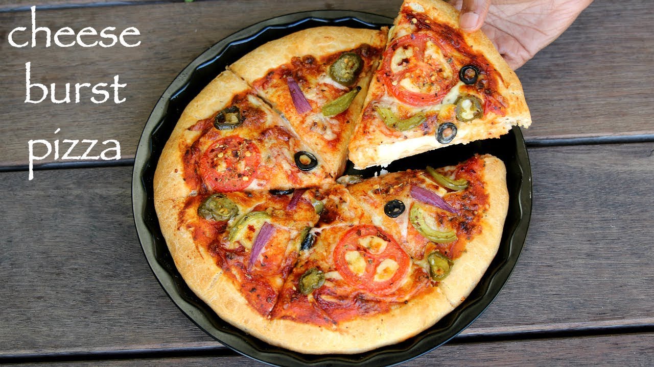 how to make dominos cheese burst pizza | डोमिनोस चीज़ बर्स्ट पिज़्ज़ा