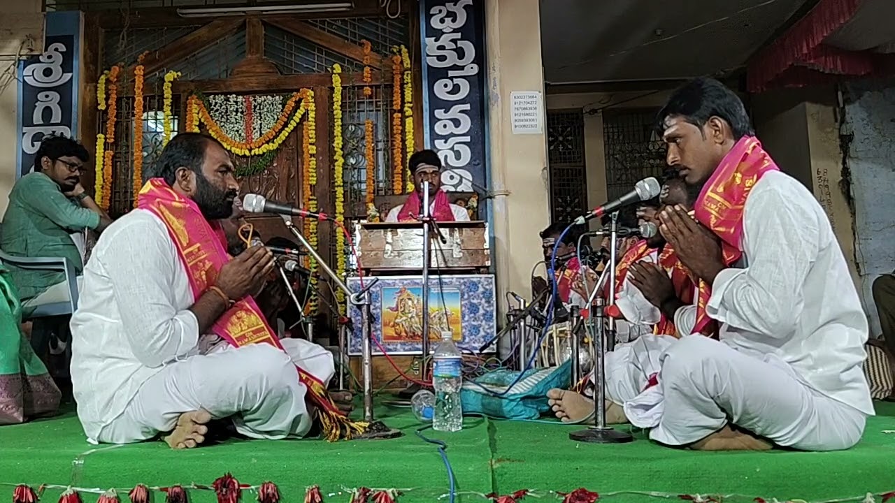 కడిమెట్ల semi final మూడు కొత్త శివుని భజన పాటలు_venkatagiri bajana potilu_pathinti ramakrishna