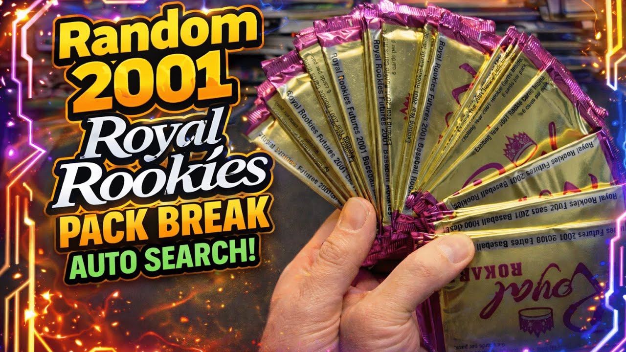 Busting Packs of 2001 Royal Rookies Baseball! Auto Hunt! 
