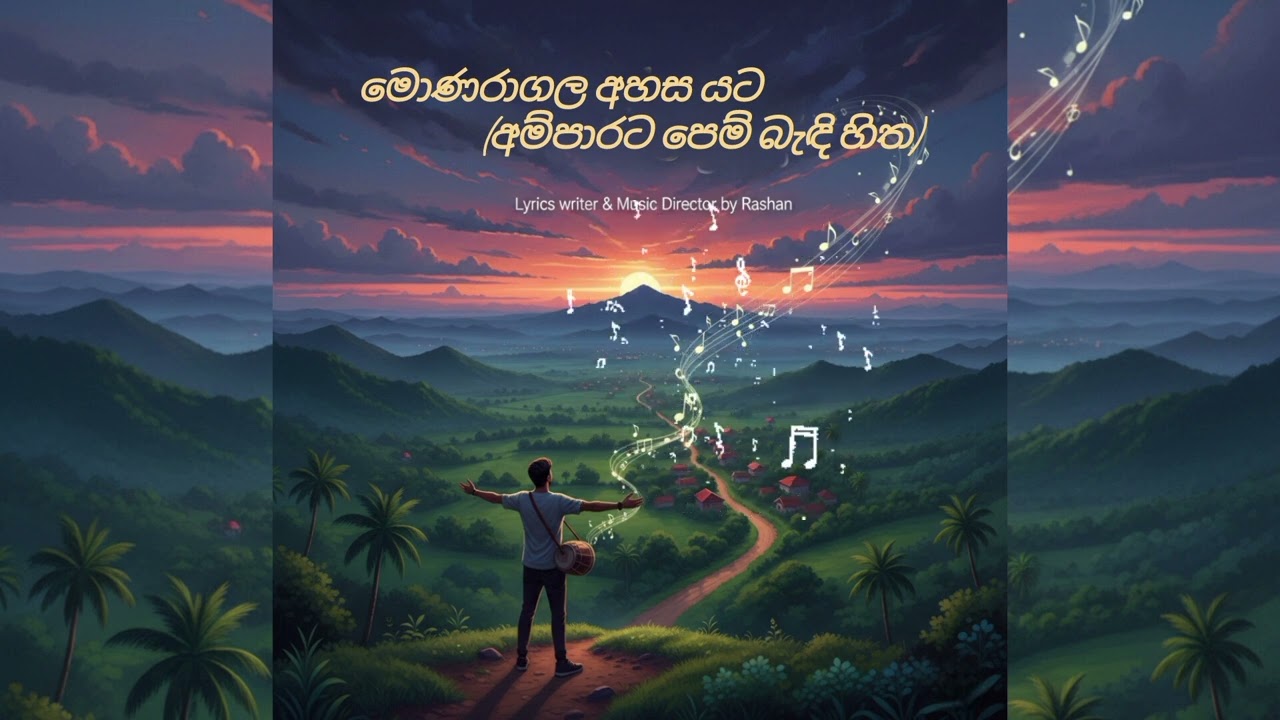 🎛🎛මොණරාගල අහස යට (අම්පාරට පෙම් බැඳි හිත)🎛🎛 #aiart #love #airap #music #song #lovesong #coversong #dj