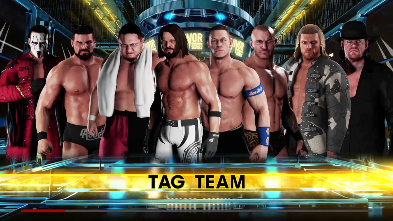 WWE 2K18 Styles,Joe,Roode,Sting VS Cena,Orton,Edge,Undertaker Requested 8-Man Elimination Tag Match