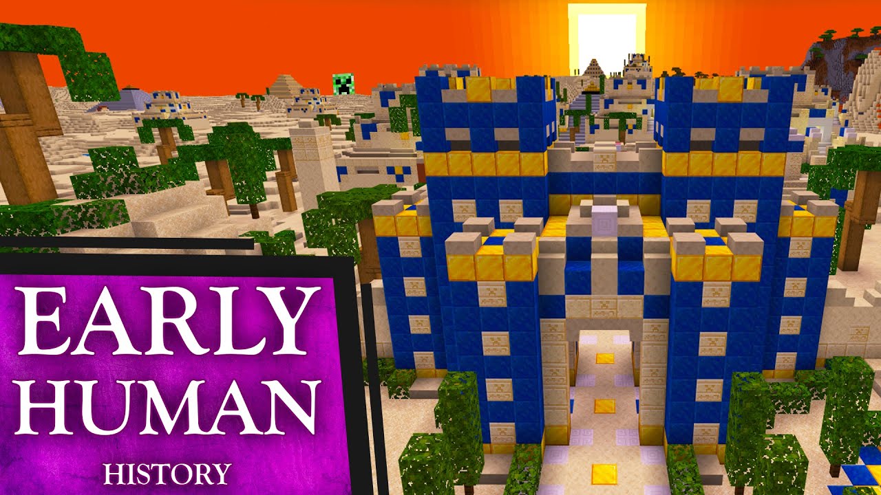 Early Human History Portrayed by Minecraft