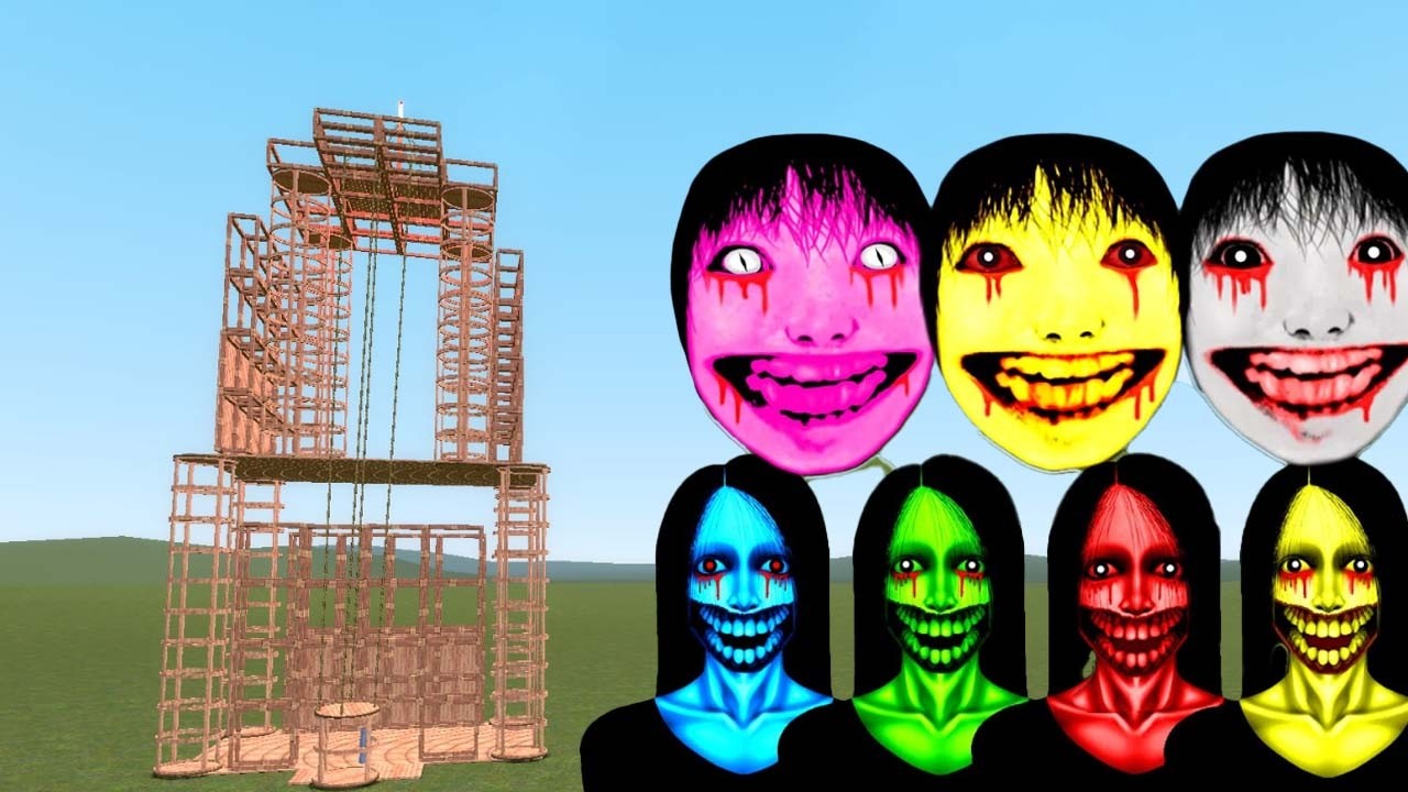Yoshie kimura, Kuchisake Onna Vs Towers In Garry's Mod (Part 3)