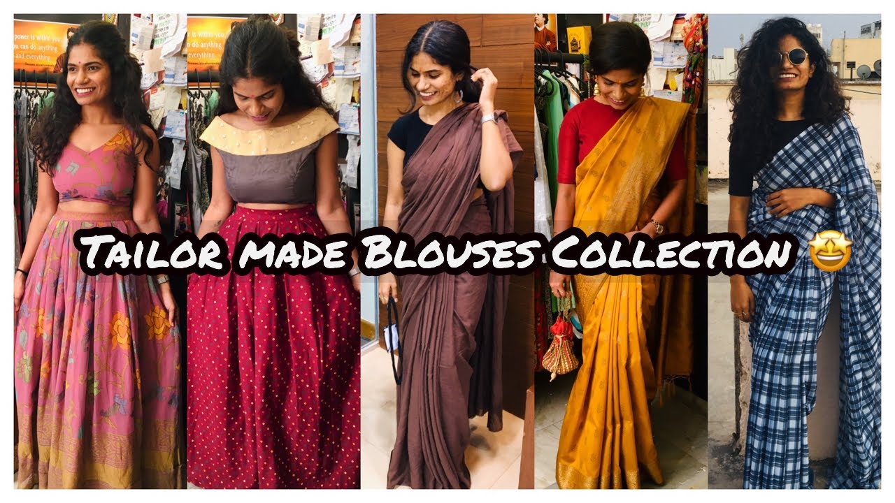 Tailor made Blouses Collection | My blouses Collection | nayalooks | Navya Varma
