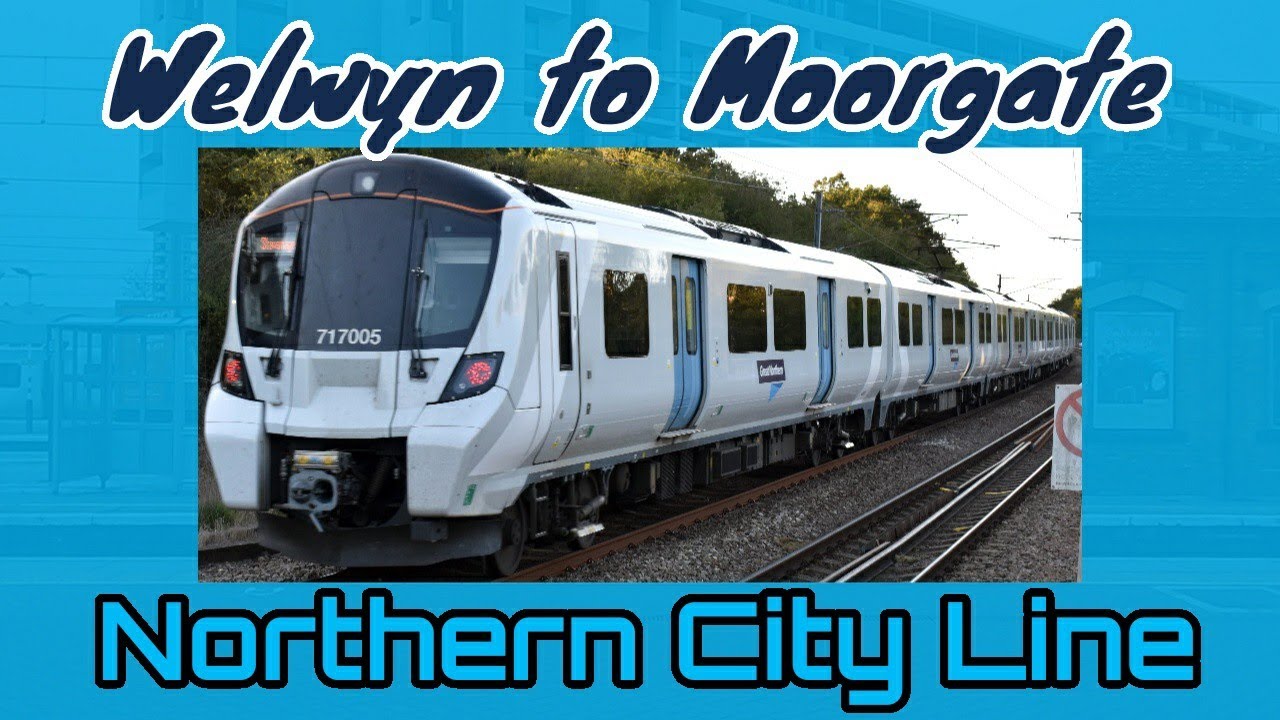 Welwyn Garden City to Moorgate | FULL JOURNEY | Great Northern 717 Desiro City