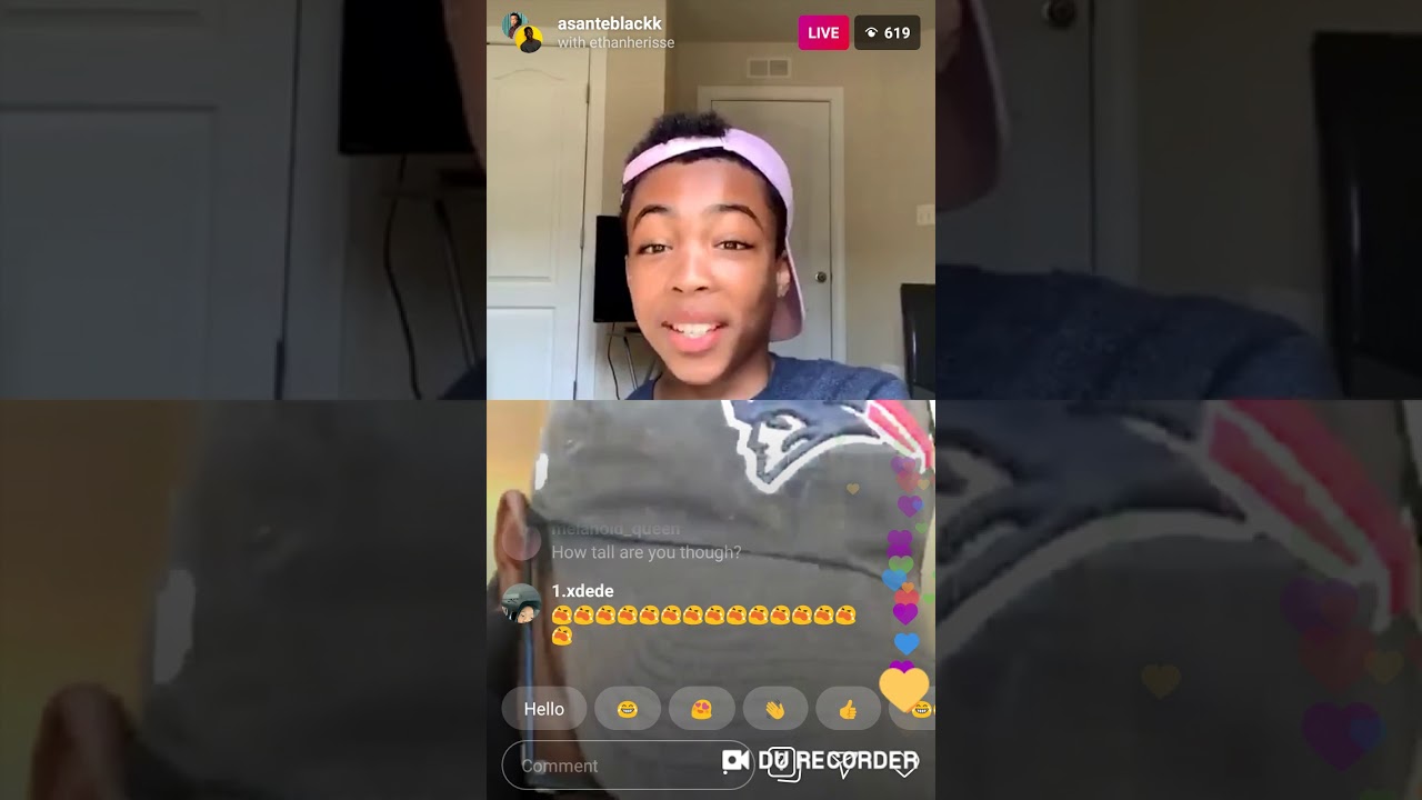 Asante Blackk Livestream August 29th