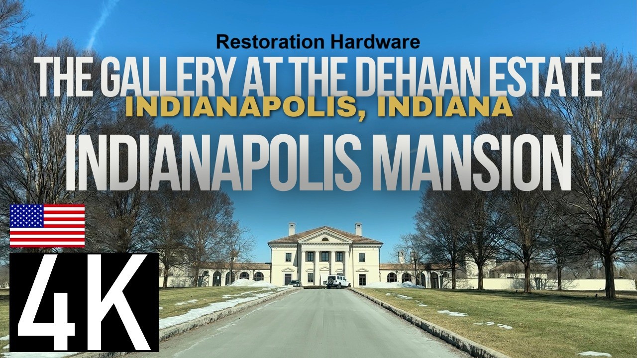 Visiting the Indianapolis Mansion - Restoration Hardware - The Gallery at The DeHaan Estate