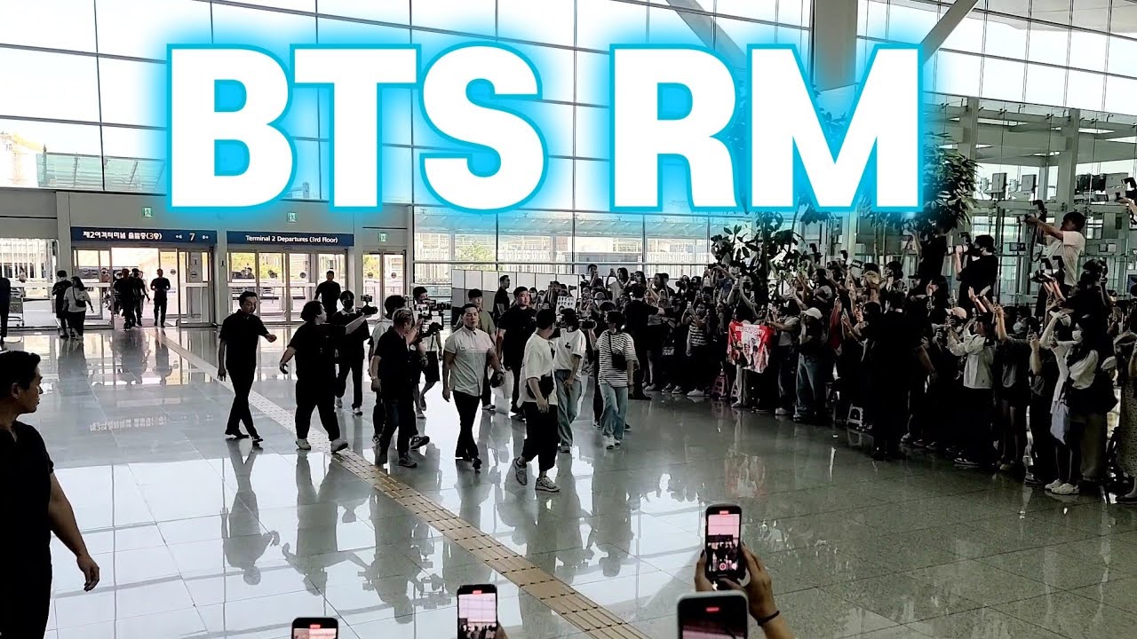 BTS RM Departure for Japan
