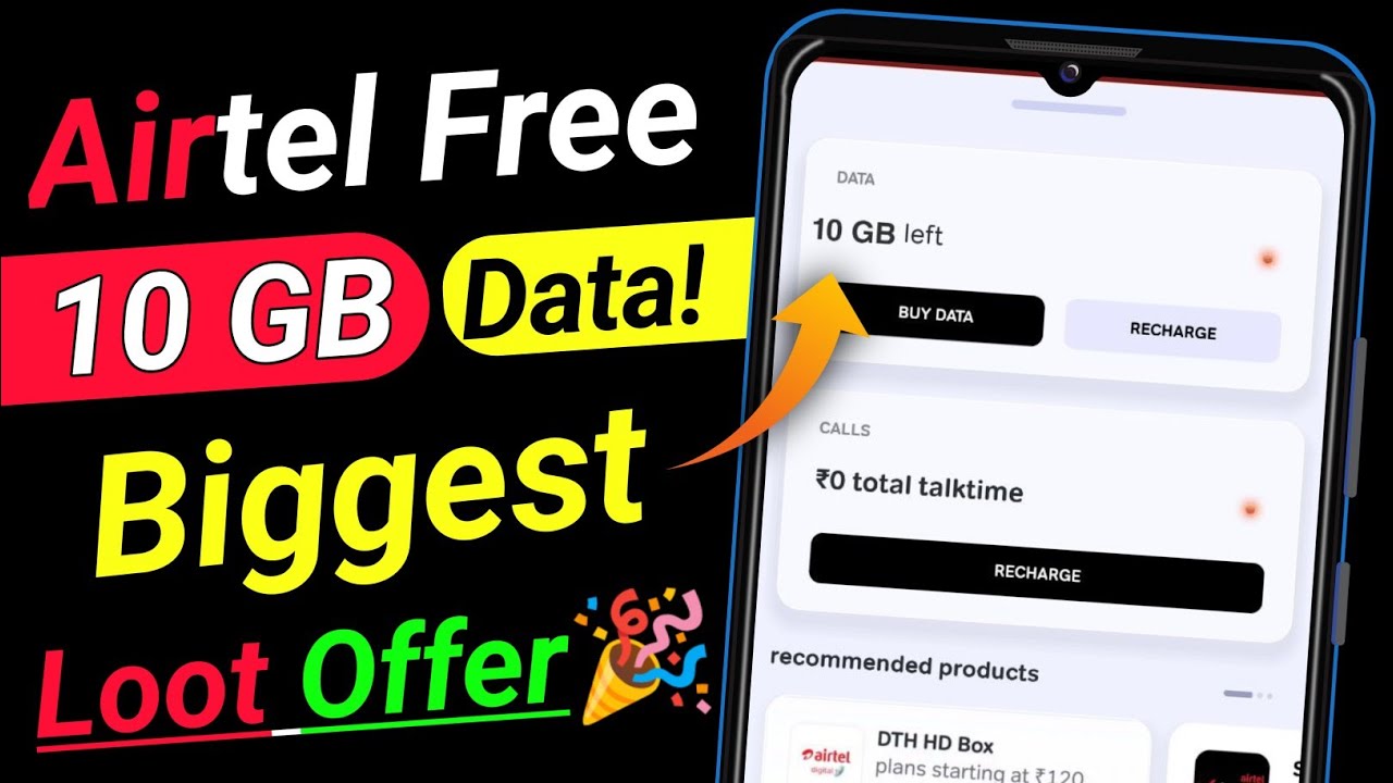 Airtel FREE Data 2022 | How To Get Free Data On Airtel Thanks App| Airtel Coupon Code 2022!