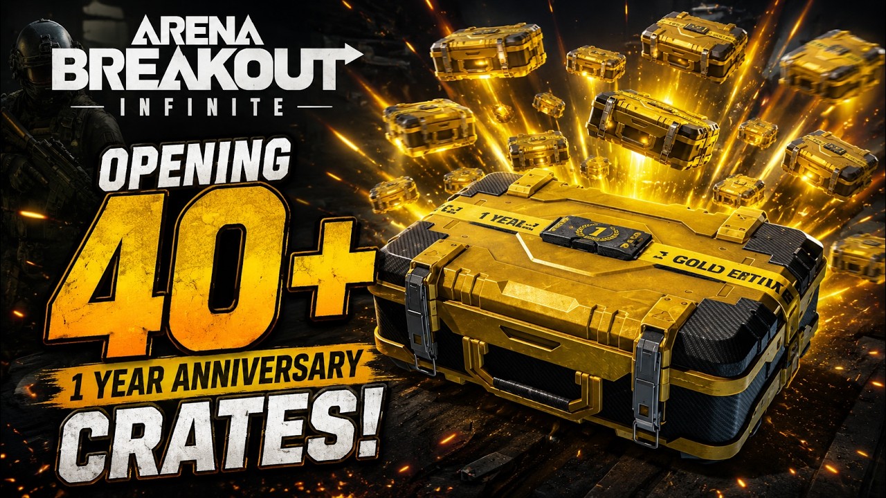 Opening 40+ 1 Year Anniversary Crates in Arena Breakout: Infinite!