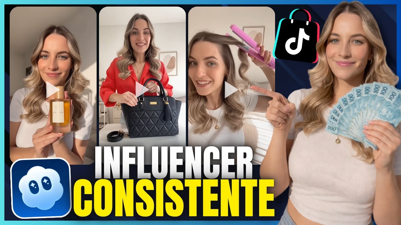 🔥Crie uma INFLUENCER de IA no SORA 2 que VENDE PRODUTOS Sozinha (GRÁTIS)