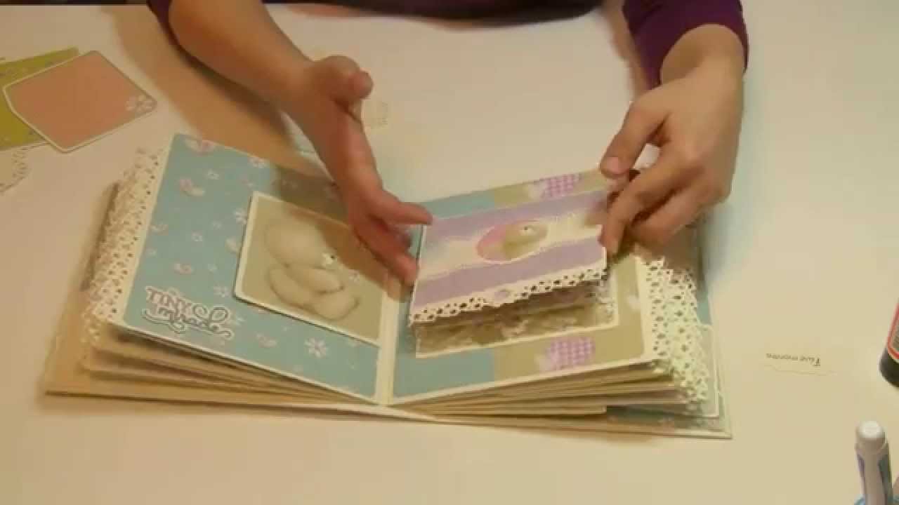 Gender Neutral Baby Scrapbook Album