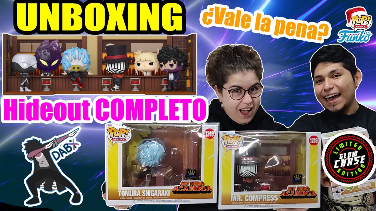 ✨ MY HERO ACADEMIA HIDEOUT Funko Pop COMPLETO ✨ | 🧐¿Vale la pena?🧐 | Funko Pop BURNING ¿CHASE? 🤯