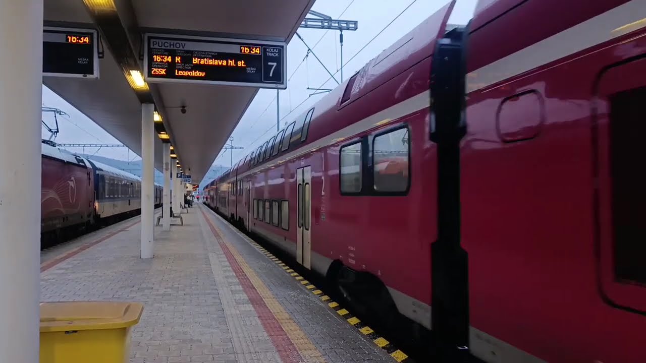 Rýchlik (R) smer Bratislava hlavná stanica | Jazda po hlavnom ťahu 🚂💨