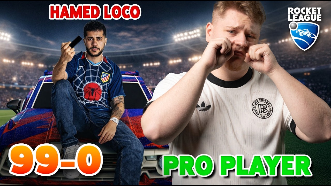 99-0 CHALLENGE GEGEN HAMED LOCO IM 1V1 | Rezears | Rocket League | deutsch