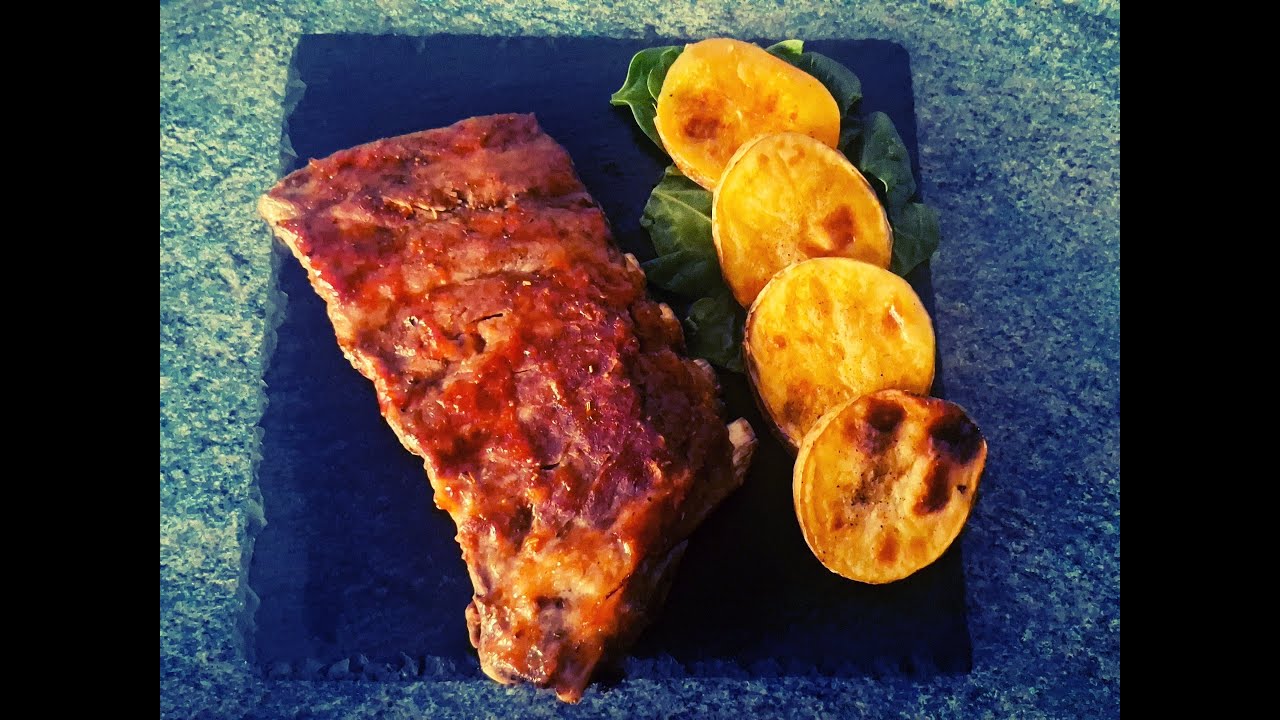 Costillas al horno con Salsa Barbacoa | Fácil y delicioso | #costillas #barbacoa #horno #comer