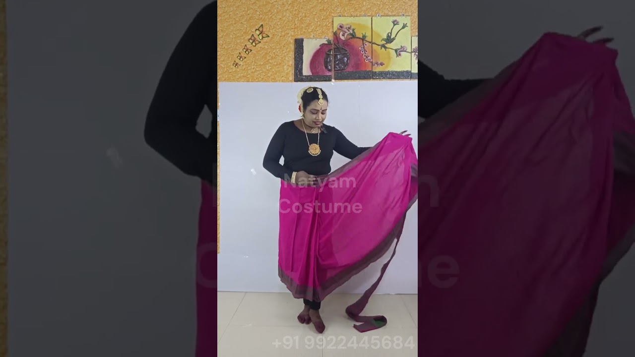 How to wear stitched practise saree - Skirt Model1 -Call-9922445684