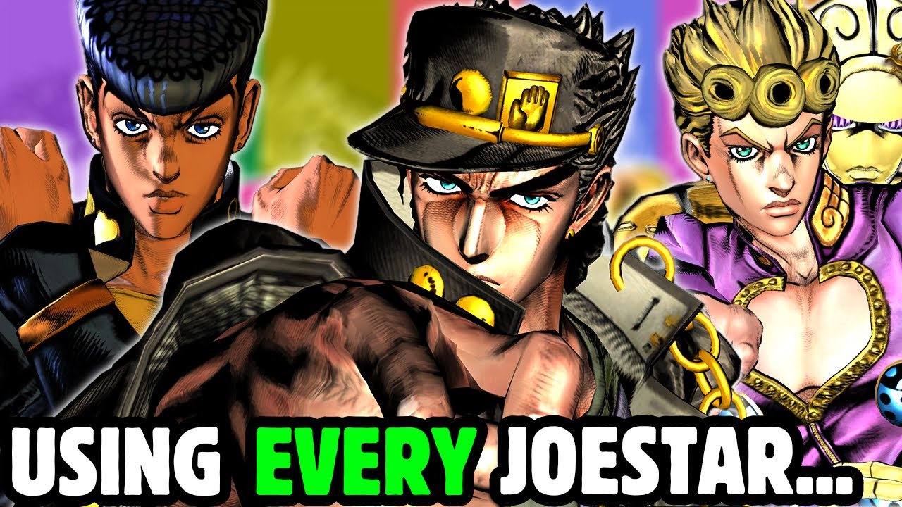 Using EVERY Single Joestar in Jojo All Star Battle R