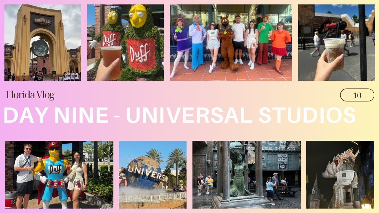 Day 9 Florida Vlog| Universal Studios 🎢✨