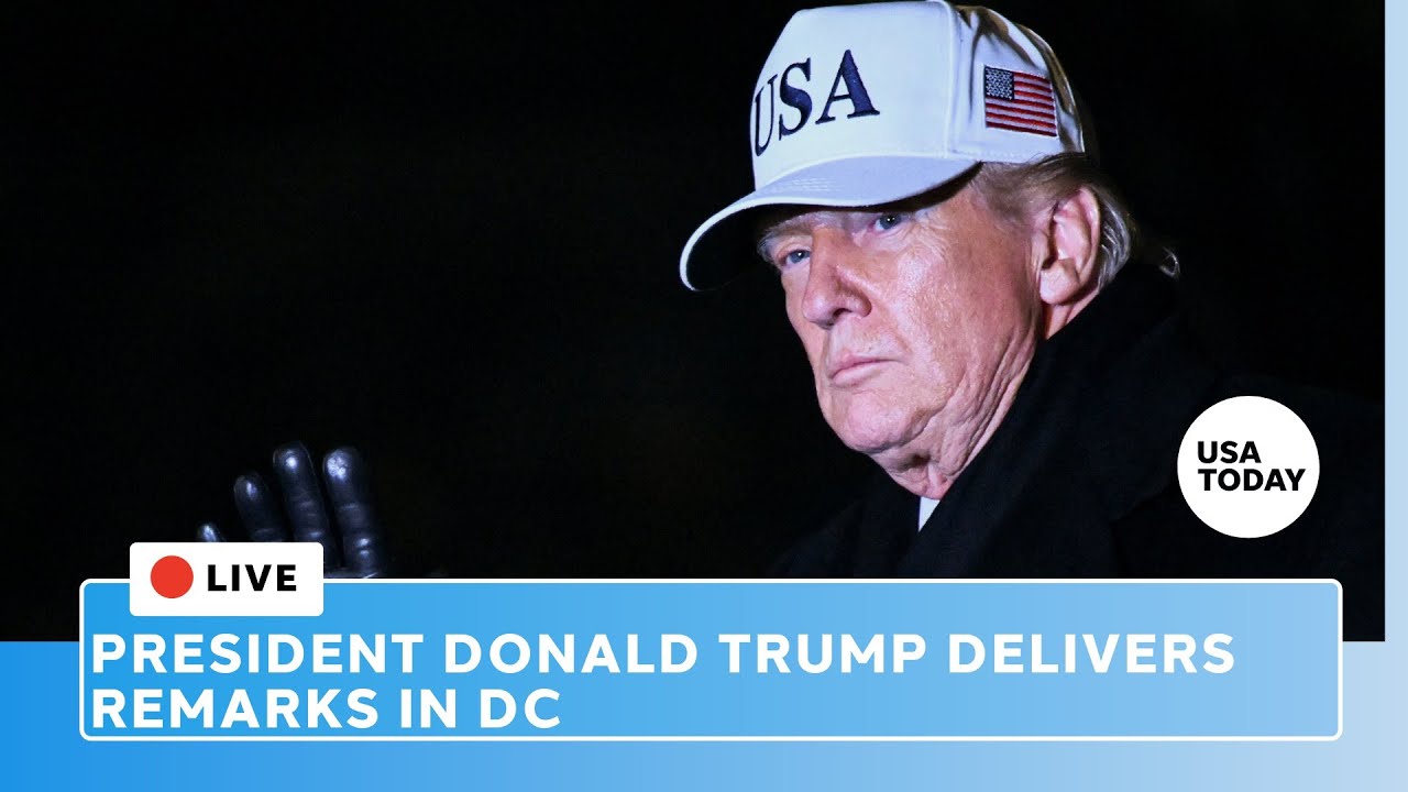 President Donald Trump is set to  deliver remarks in Washington, D.C.