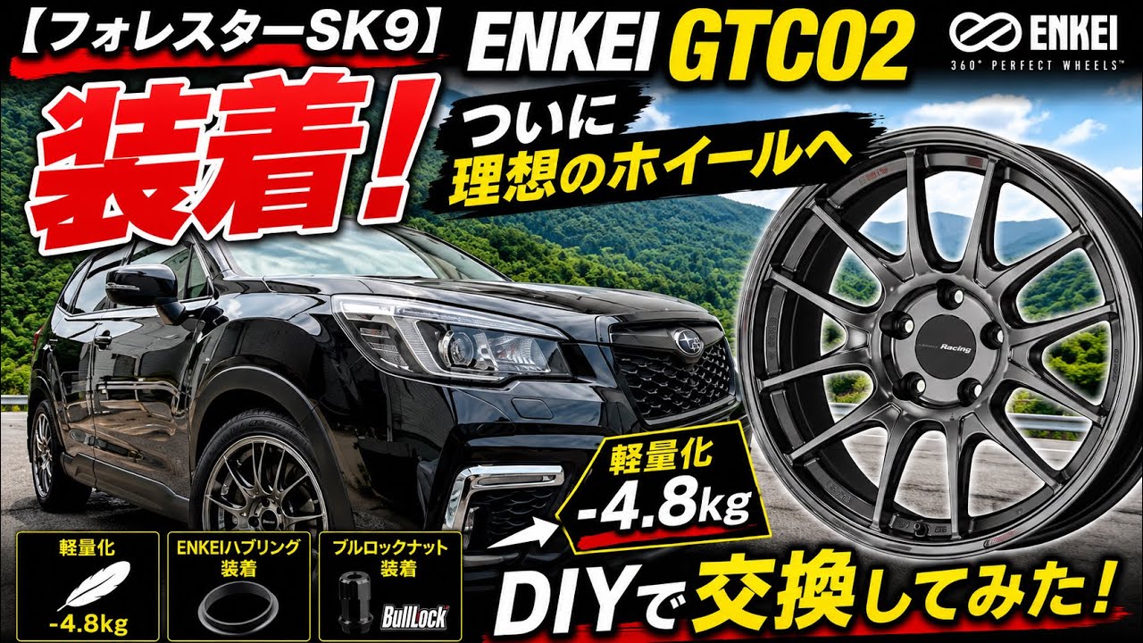フォレスター　×　ENKEI　GTC02