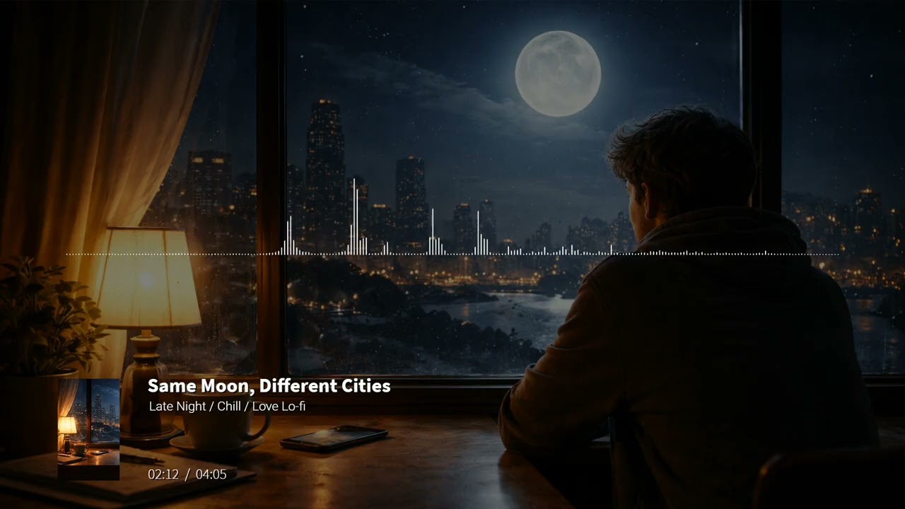 Same Moon, Different Cities/Late Night / Chill / Love Lo-fi
