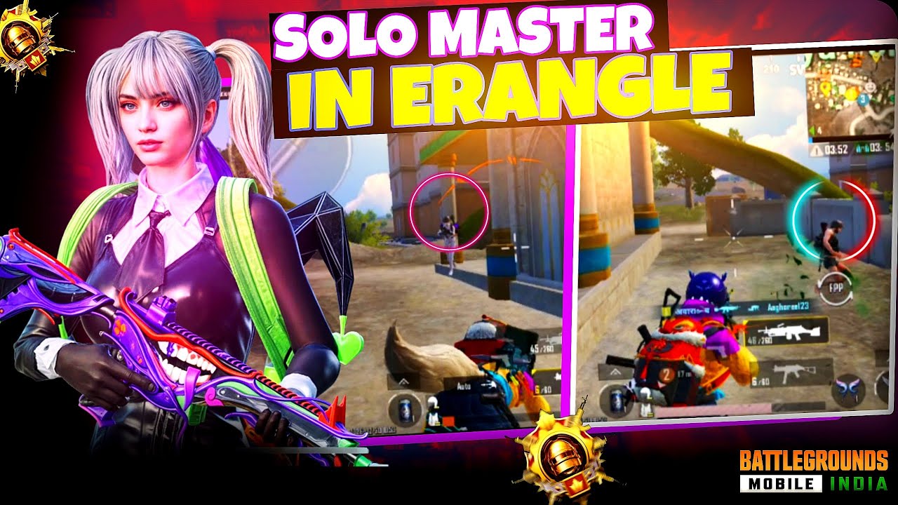 solo master in ERANGLE #bgmi #funny #solovssquad  