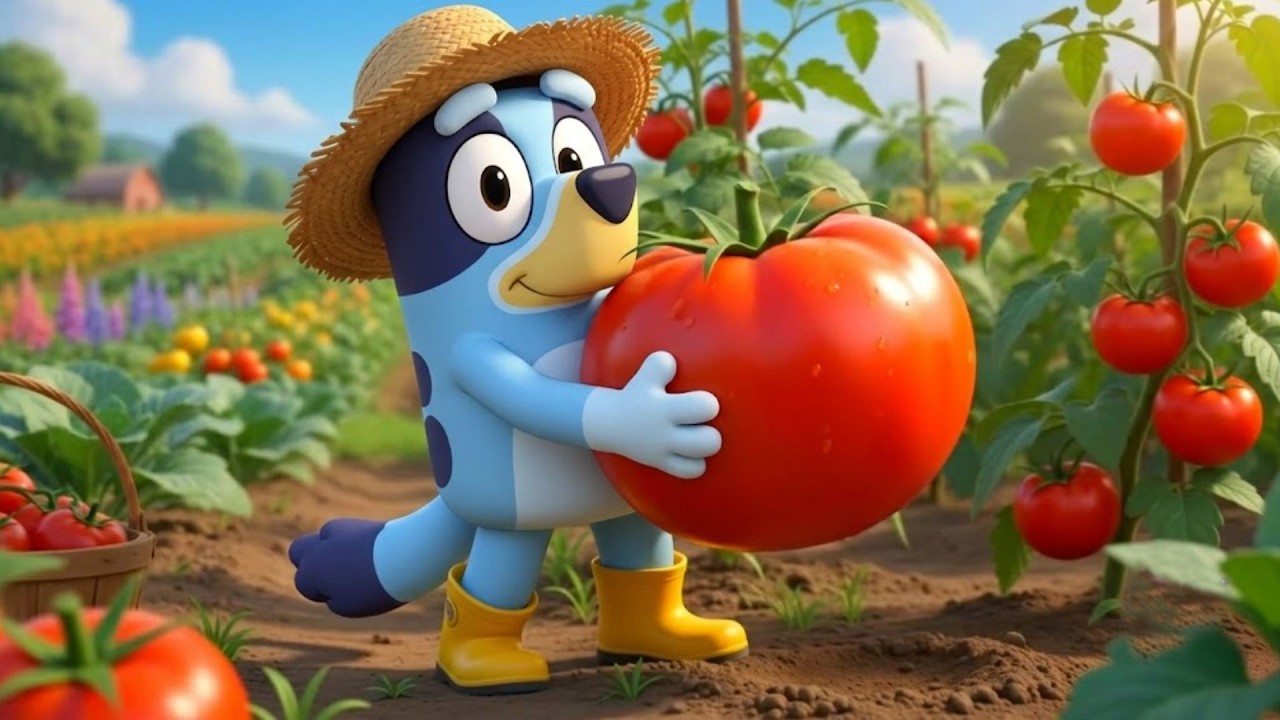 Bluey Farmer's Busy Farm Day 🐵 | Cute Animal Adventure | 3D Cartoon for Kids