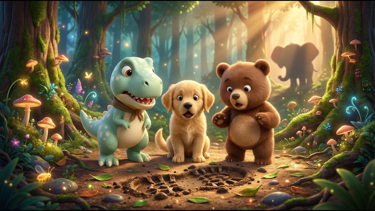 El Misterio de las Huellas Gigantes 🐾 | Cuentos para Niños | El Club de Tico